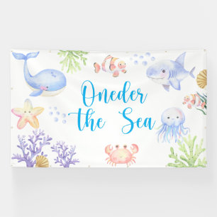 Oneder The Sea 1e Verjaardag Onder De Zee Spandoek