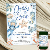 ONEder The Sea! 1st Birthday Boy Cute Ocean Kaart
