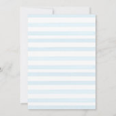 Oneder The Sea 1st Birthday Invitation Kaart (Achterkant)