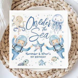 ONEder The Sea Tweeling Jongens 1e verjaardag Scha Servet