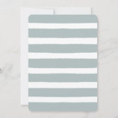 Oneder the Zee Creatures Blue Boy 1st Birthday Kaart (Achterkant)