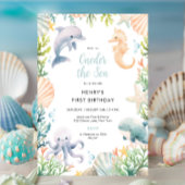 Oneder The Zee Ocean 1st Birthday Boy Kaart