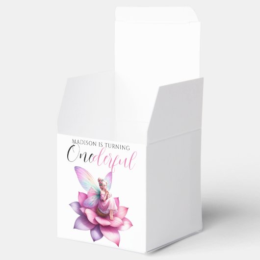 Onederful 1e verjaardagsfeestje bedankdoosjes (Geopend)