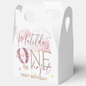 ONEderful 1st Birthday Party Boxes - Roze Bedankdoosjes (Open)