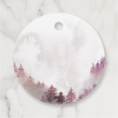 ONEderful 1st Birthday Winter Wonderland Bedankjes Labels (Achterkant)