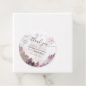 ONEderful 1st Birthday Winter Wonderland Bedankjes Labels (In situ)