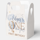 ONEderful 1st Verjaardag Hot Air Balloon Party Box Bedankdoosjes (Open)