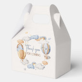 ONEderful 1st Verjaardag Hot Air Balloon Party Box Bedankdoosjes (Achterkant)