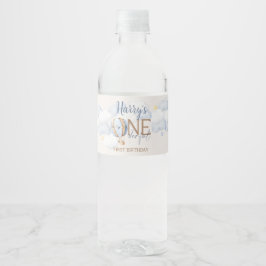ONEderful 1st Verjaardag Waterfles Labels Etiket