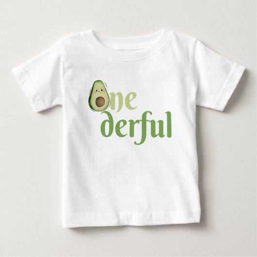 Onederful Avocado 1e verjaardag (Voorkant)