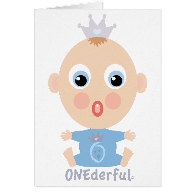 ONEderful BABY Face - blauw (Voorkant)