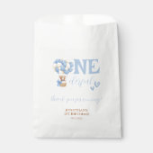 Onederful Bear Hot Air Balloon 1st Birthday Thanks Bedankzakje (Voorkant)