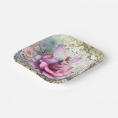 Onederful Fairy Enchanted Forest Verjaardag Sticke Papieren Bordje (Gebogen)