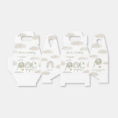 Onederful Hete Luchtballon Sage Groen 1e Verjaarda Bedankdoosjes (Uitgevouwen)