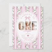 Onederful Love Shack 1st Birthday Fotocollage Kaart (Voorkant)