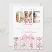 Onederful Love Shack 1st Birthday Fotocollage Kaart (Voorkant)