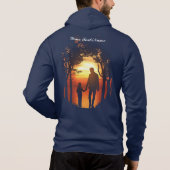 Onederful Ouderdag | Heren full-zip hoodie (Achterkant)