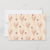 Onederful Rainbow Girl's Birthday Bedankkaart (Achterkant)