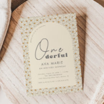 Onederful Retro Daisy Meisjes 1e Verjaardagsfeest