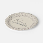 Onederful Retro Daisy Meisjes 1e Verjaardagsfeest Papieren Bordje (Gekanteld)