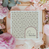 Onederful Retro Daisy Meisjes 1e Verjaardagsfeest Servet