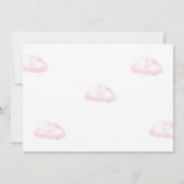 Onederful Roze Luchtballon Meisje Foto 1e verjaard Kaart (Achterkant)