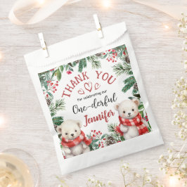 ONEderful | Schattige Beer 1e Verjaardag Bedankzakje