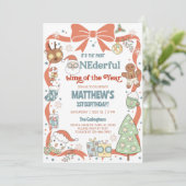 ONEderful time of the year Christmas 1st birthday. Kaart (Staand voorkant)