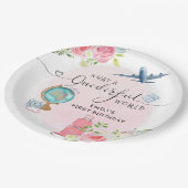 ONEderful World Girls 1e Eerste verjaardag Papieren Bordje (Gekanteld)