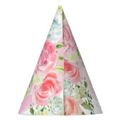 Onederful World Girls First Birthday Feesthoedjes (Achterkant)