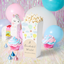 Onederful World Hete Luchtballon 1e Verjaardag Bedankdoosjes