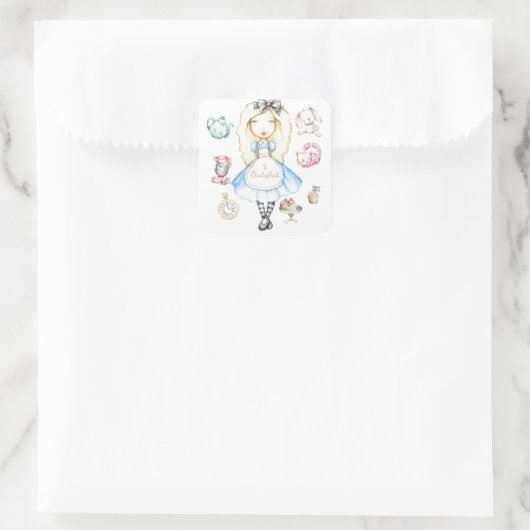 Onederland eerste verjaardagsfeestje Stickers (Tas)