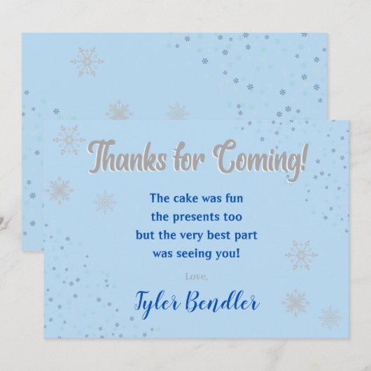 Onederland jongens 1e verjaardag bedankje bedankkaart (Voorkant / Achterkant)