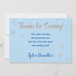 Onederland Jongens 1e Verjaardag Dank Je Kaart