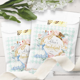 Onederland, Mad hatter teaparty, verjaardagssnacks Bedankzakje