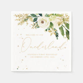 Onederland One First Birthday Servet