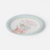 Onederland Tea Party 1st Birthday Paper Bord (Gekanteld)