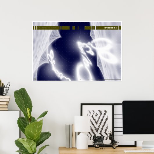 ONEDESIGN_shine Poster (Thuiskantoor)