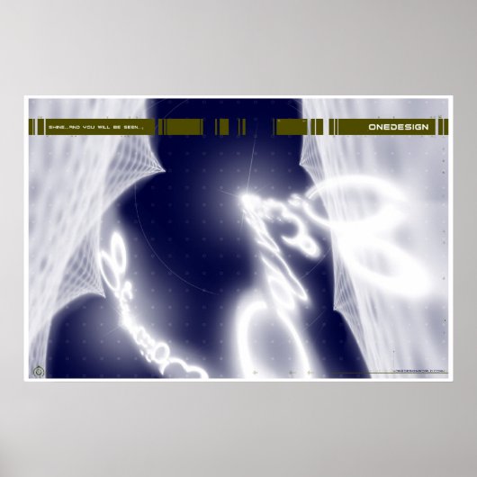 ONEDESIGN_shine Poster (Voorkant)