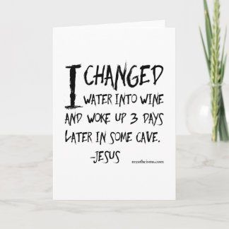 Oneerbiedige en dolkomische atheïstgezegden kaart