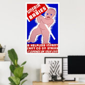 Oneerlijk voor baby's WPA 1938 Poster (Thuiskantoor)