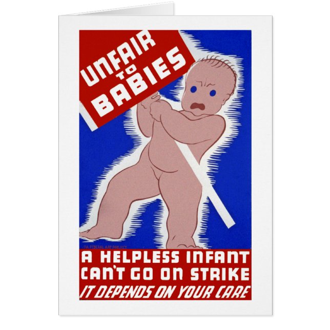 Oneerlijke behandeling van baby's (Voorkant)
