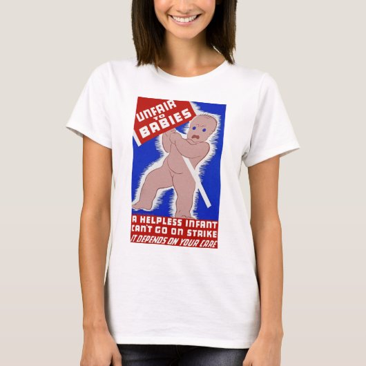 Oneerlijke behandeling van baby's t-shirt (Voorkant)