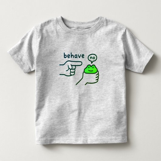 Oneerlijke Kikker Grappige Kikker Meme Kinder Shirts (Voorkant)