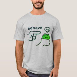 Oneerlijke Kikker Grappige Kikker Meme T-shirt