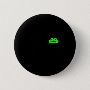 Oneerlijke Kikker Meme Gedraag Geen Grappige Kikke Ronde Button 5,7 Cm