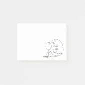 Oneerlijke notebooks post-it® notes (Voorkant)