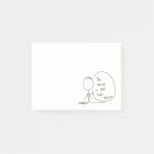 Oneerlijke notebooks post-it® notes (Voorkant)