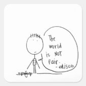 Oneerlijke sticker (Voorkant)