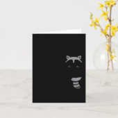 Oneerlijke Wasbeer Grappige Wasbeer Meme Gedraag j Kaart (Gele Bloem)